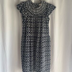 Elegant Black and White Women's Lodt Dress